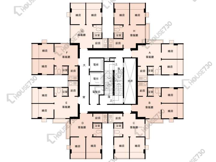 萬豐大廈 平面圖 萬豐大廈 3樓 樓層平面圖 - House730