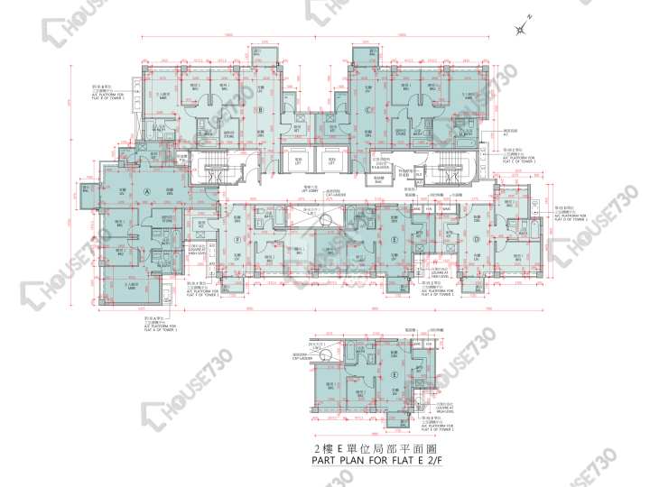 Napa 平面圖 Napa 1座 2-3,5-8,9樓 樓層平面圖 - House730