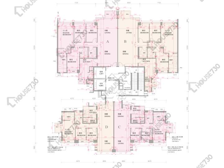逸珑湾 平面图 逸珑湾 I 大厦17座 16楼 楼层平面图 - House730