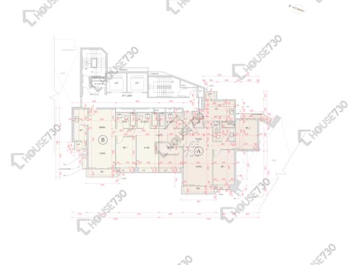 賢文禮士 平面圖 賢文禮士 3座 5樓 樓層平面圖 - House730