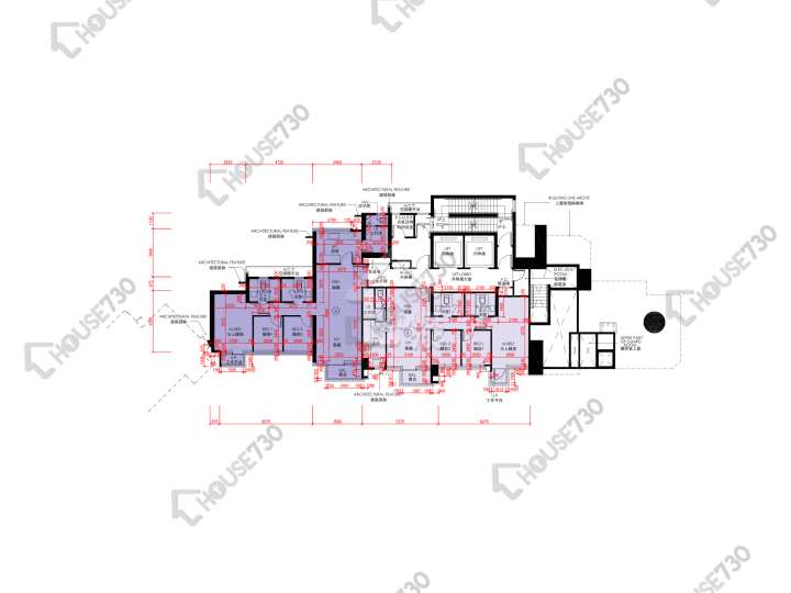 天鑽 平面圖 天鑽 6座 1樓 樓層平面圖 - House730