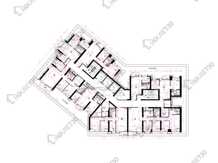昇御門 平面圖 昇御門 1座 3樓 樓層平面圖 - House730
