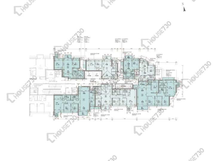龍譽 平面圖 龍譽 2B座 5樓 樓層平面圖 - House730