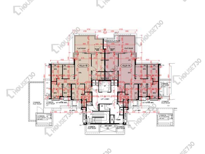 爾巒 平面圖 爾巒 茵娜大道 1座 1樓 樓層平面圖 - House730