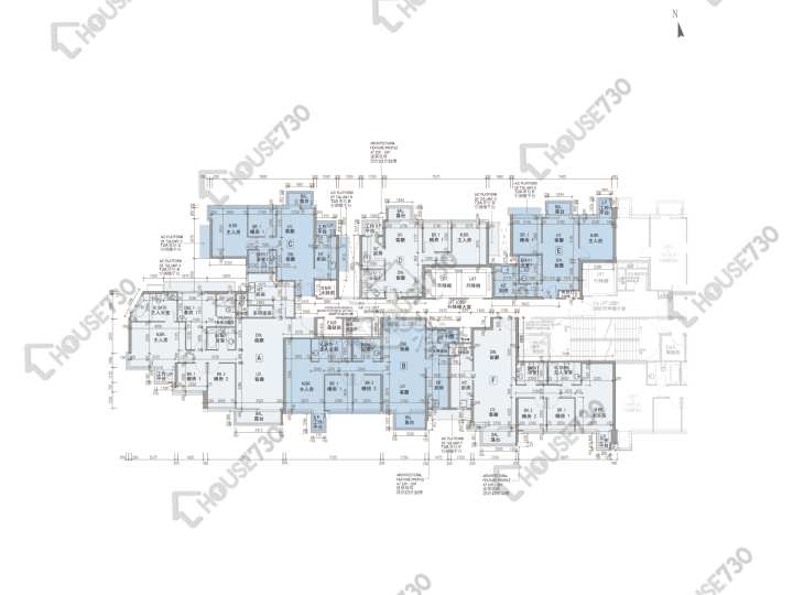 龍譽 平面圖 龍譽 2A座 22-23,25-31,32樓 樓層平面圖 - House730