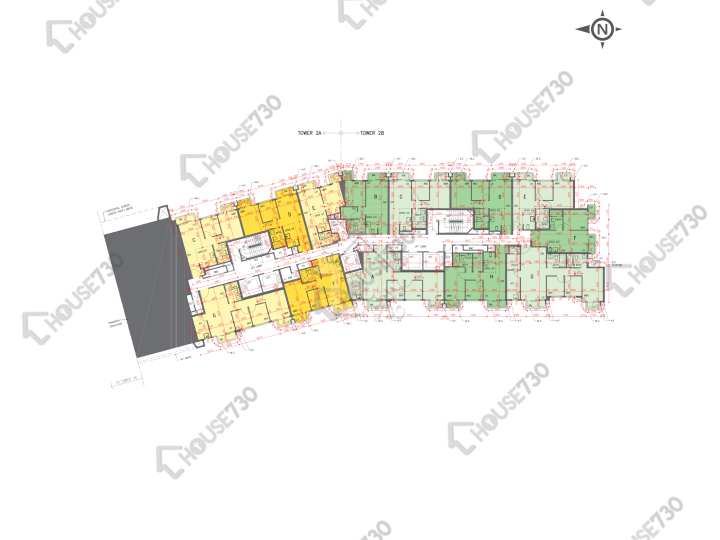 OMA OMA 平面圖 OMA OMA 2A座 3樓 樓層平面圖 - House730