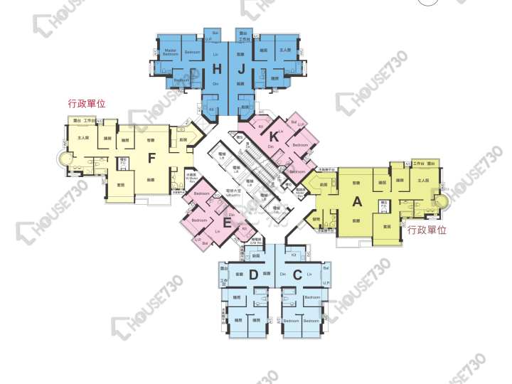 御景峰 平面圖 御景峰 41樓 樓層平面圖 - House730