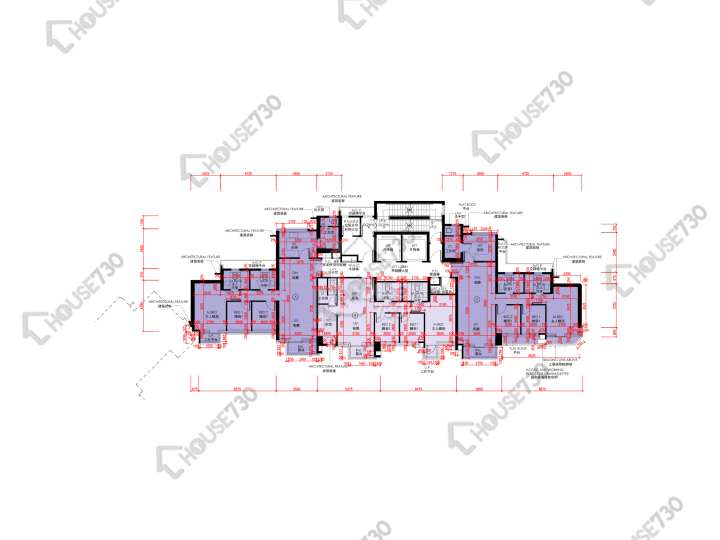 天鑽 平面圖 天鑽 6座 2樓 樓層平面圖 - House730