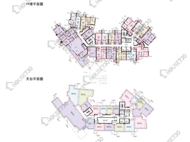 帝御 平面圖 帝御 2期 帝御‧星濤 1座 19樓 樓層平面圖 - House730