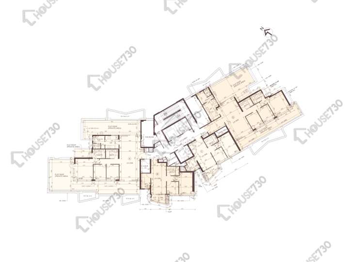 皓日 平面圖 皓日 37樓 樓層平面圖 - House730
