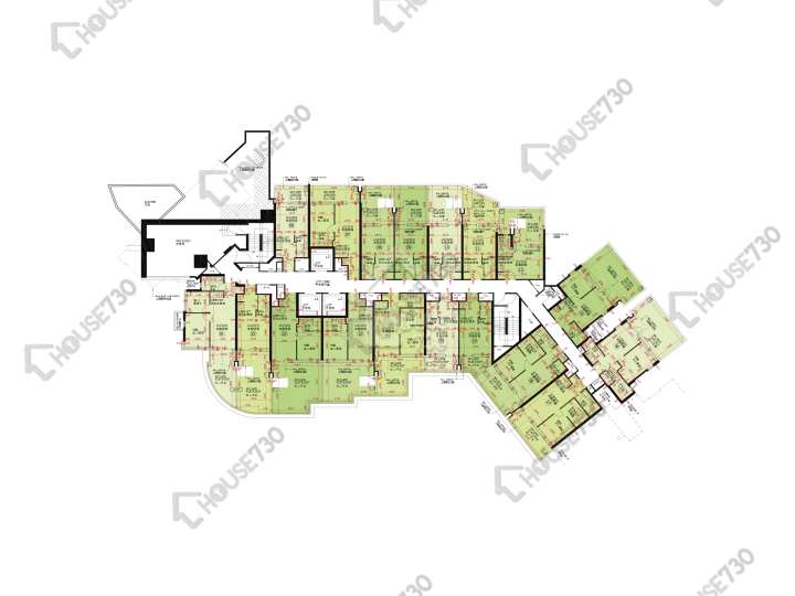 帝御 平面圖 帝御 3期 帝御‧嵐天 7座 2樓 樓層平面圖 - House730