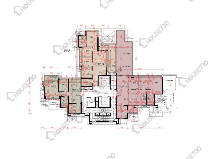 爾巒 平面圖 爾巒 茵娜大道 5座 1樓 樓層平面圖 - House730