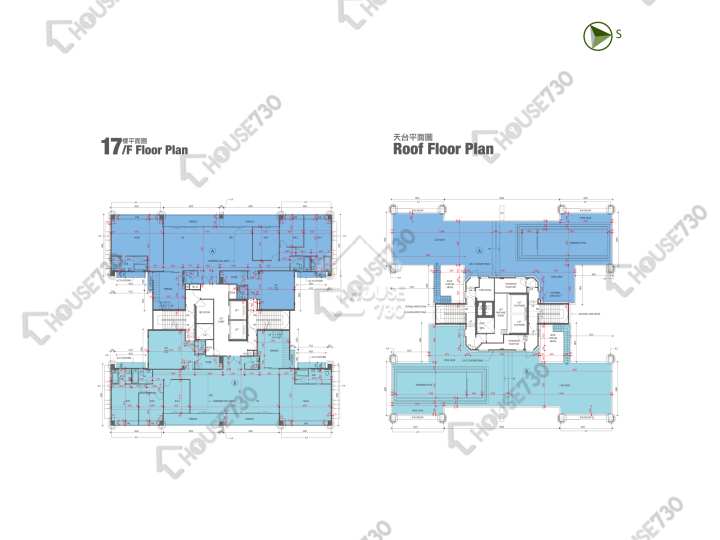 嘉御山 平面圖 嘉御山 3座 17樓 樓層平面圖 - House730