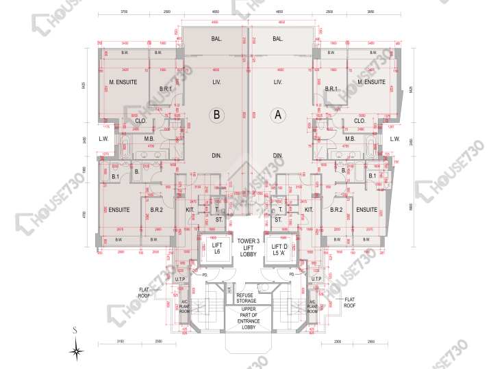 One Mayfair Floor Plans One Mayfair Tower 3 1/F Floor Plan - House730