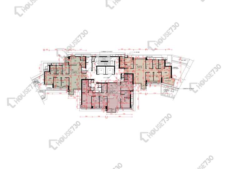 爾巒 平面圖 爾巒 茵羅洛斯大道 2座 1樓 樓層平面圖 - House730