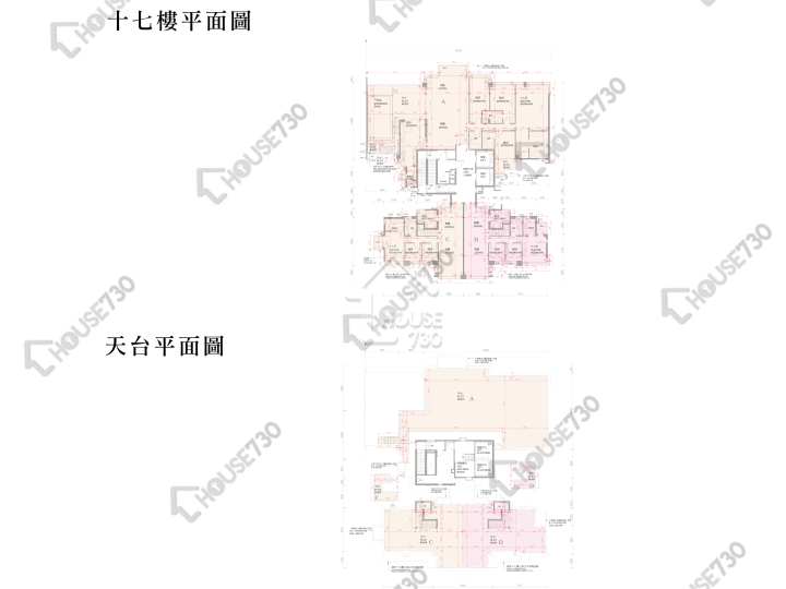 逸瓏灣 平面圖 逸瓏灣 II 大廈15座 17樓 樓層平面圖 - House730