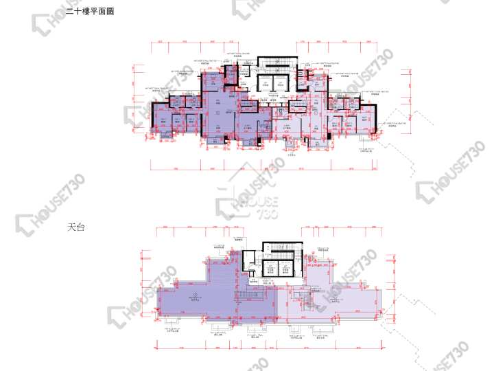 天鑽 平面圖 天鑽 3座 20樓 樓層平面圖 - House730