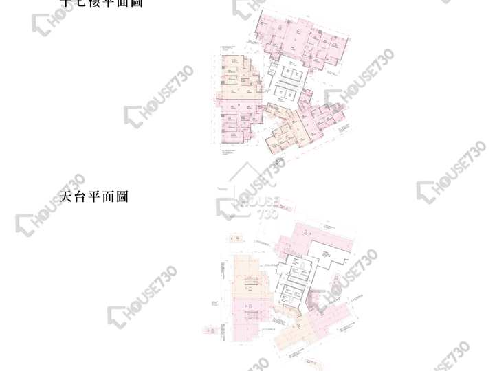 逸瓏灣 平面圖 逸瓏灣 II 大廈10座 17樓 樓層平面圖 - House730