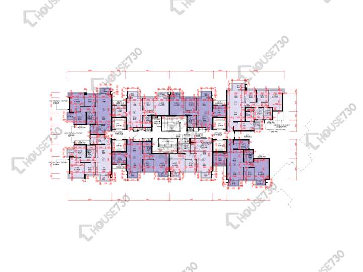 天鑽 平面圖 天鑽 17座 2-3,5-8,9樓 樓層平面圖 - House730