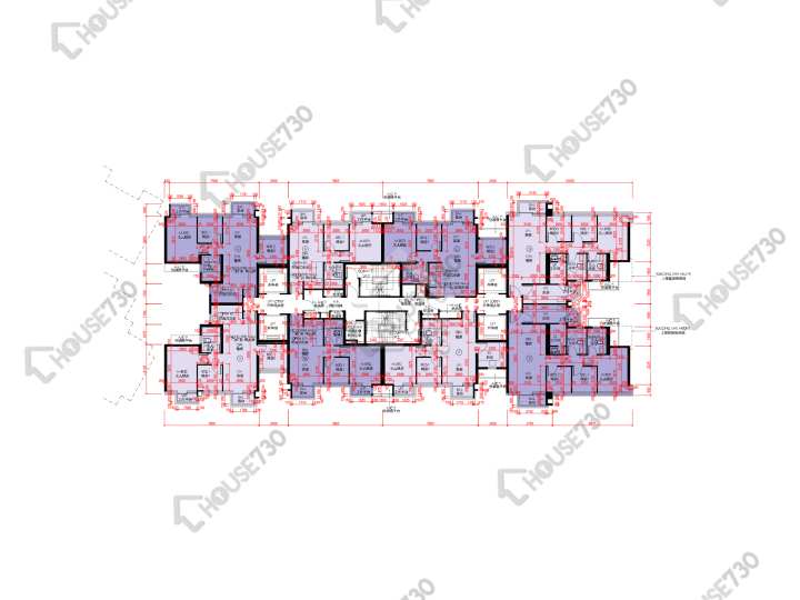 天鑽 平面圖 天鑽 7座 3,5-13,15-18,19樓 樓層平面圖 - House730