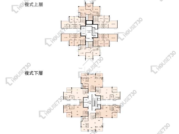 又一居 平面圖 又一居 17座 10樓 樓層平面圖 - House730