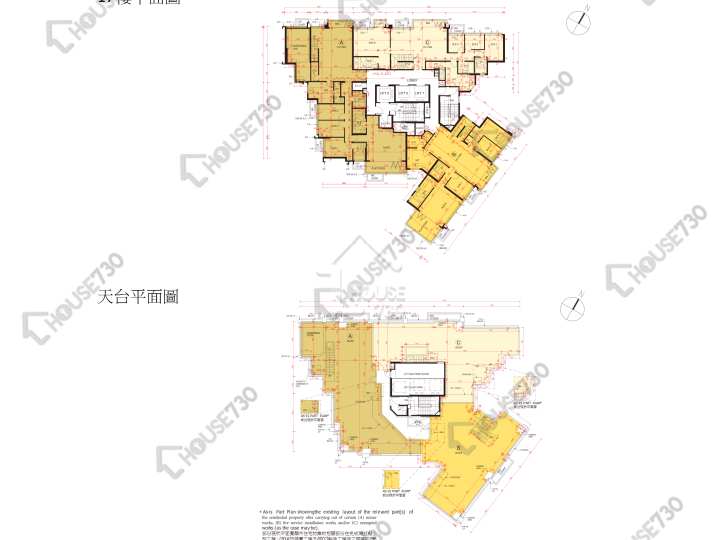泓碧 平面圖 泓碧 2座 17樓 樓層平面圖 - House730