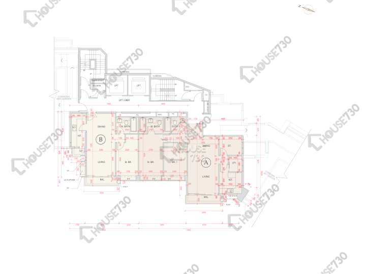 賢文禮士 平面圖 賢文禮士 3座 3樓 樓層平面圖 - House730