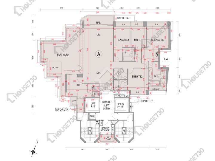 One Mayfair Floor Plans One Mayfair Tower 7 9/F Floor Plan - House730