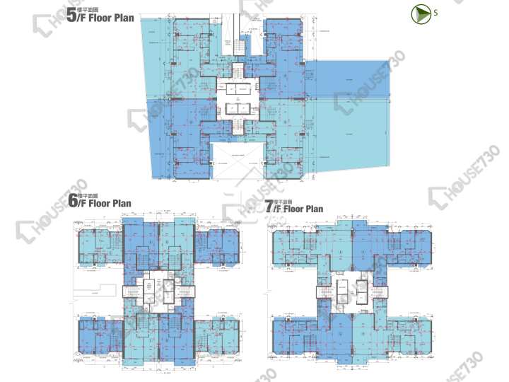 嘉御山 平面圖 嘉御山 3座 5-6樓 樓層平面圖 - House730