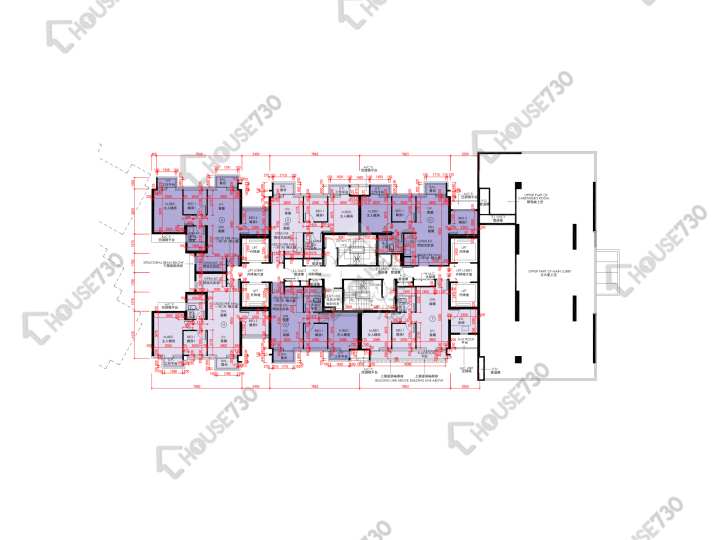天鑽 平面圖 天鑽 7座 1樓 樓層平面圖 - House730