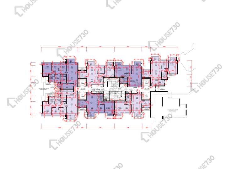 天鑽 平面圖 天鑽 13座 2樓 樓層平面圖 - House730