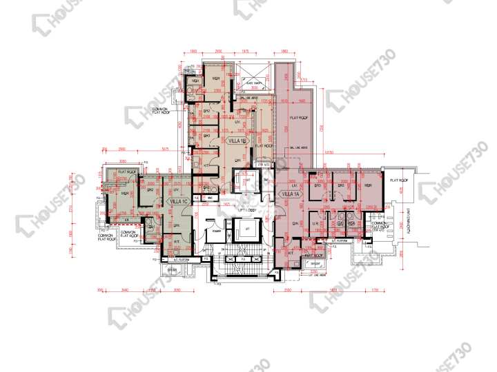 爾巒 平面圖 爾巒 茵娜大道 7座 1樓 樓層平面圖 - House730