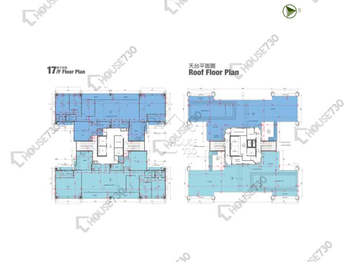 嘉御山 平面圖 嘉御山 1座 17樓 樓層平面圖 - House730