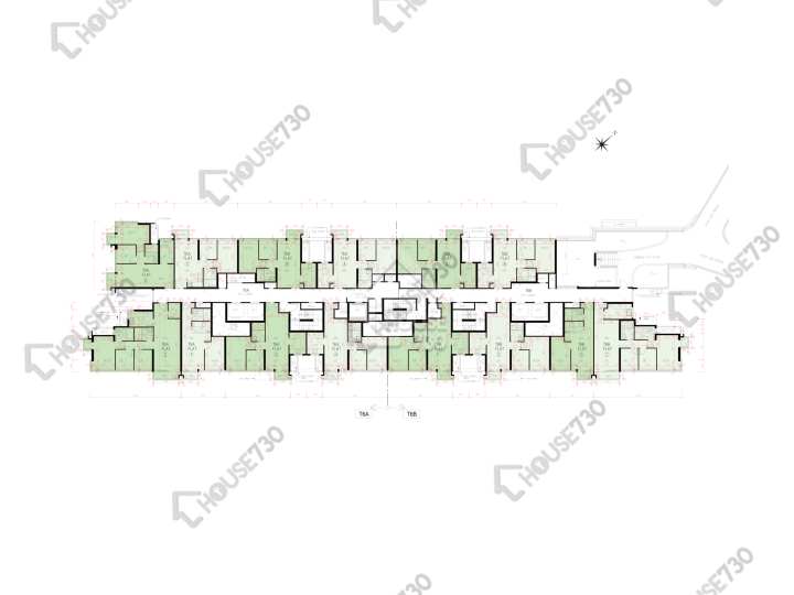 上源 平面圖 上源 6A座 19樓 樓層平面圖 - House730