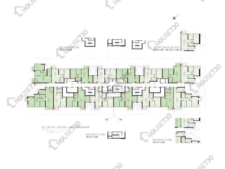 上源 平面圖 上源 6A座 1-3,5-12,15-17,18樓 樓層平面圖 - House730