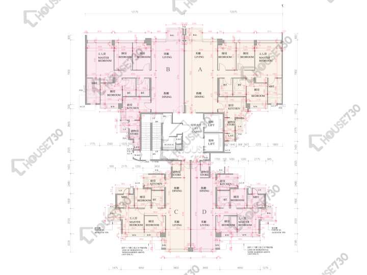 逸瓏灣 平面圖 逸瓏灣 II 大廈11座 16樓 樓層平面圖 - House730
