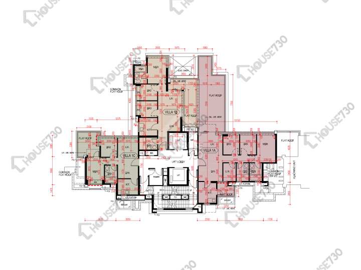 爾巒 平面圖 爾巒 菲利提諾大道 6座 1樓 樓層平面圖 - House730