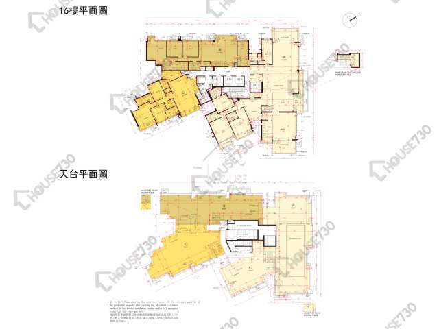泓碧 平面圖 泓碧 1座 16樓 樓層平面圖 - House730