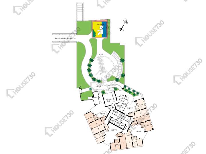 帝后華庭 平面圖 帝后華庭 3座 3樓 樓層平面圖 - House730
