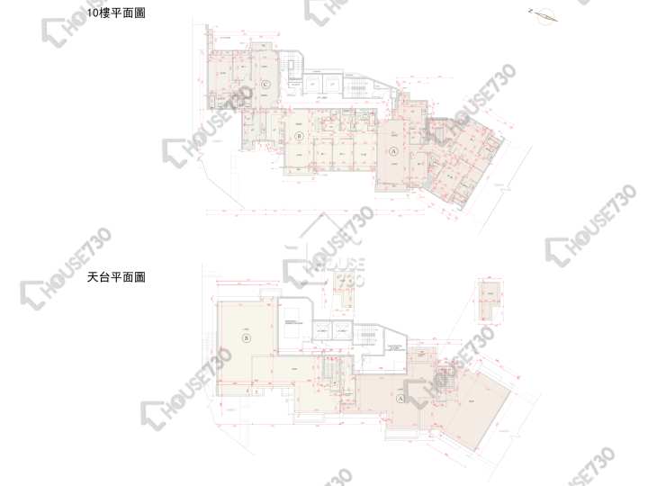 賢文禮士 平面圖 賢文禮士 3座 10樓 樓層平面圖 - House730