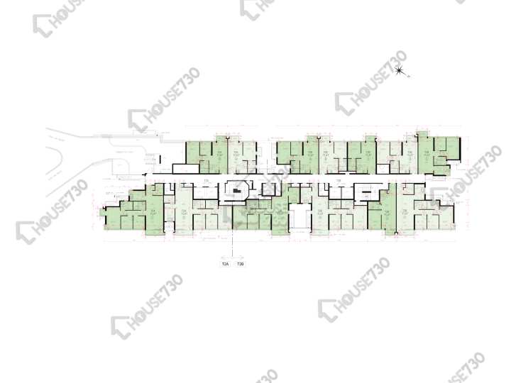 上源 平面圖 上源 2A座 19樓 樓層平面圖 - House730