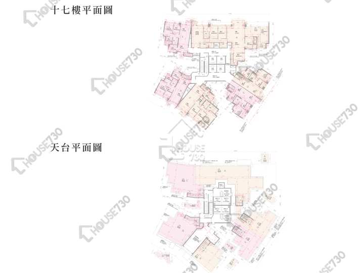 逸瓏灣 平面圖 逸瓏灣 II 大廈9座 17樓 樓層平面圖 - House730