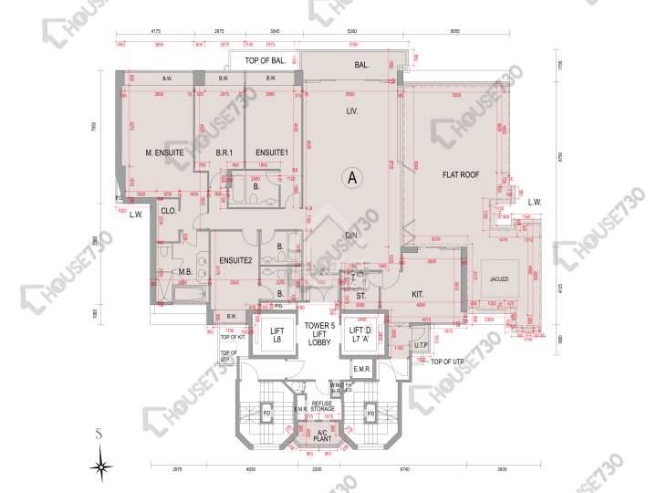 One Mayfair Floor Plans One Mayfair Tower 5 9/F Floor Plan - House730