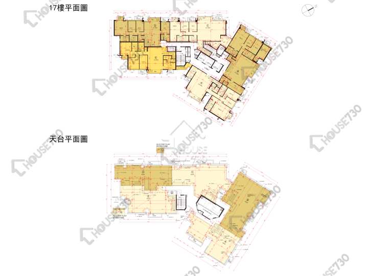 泓碧 平面圖 泓碧 3座 17樓 樓層平面圖 - House730