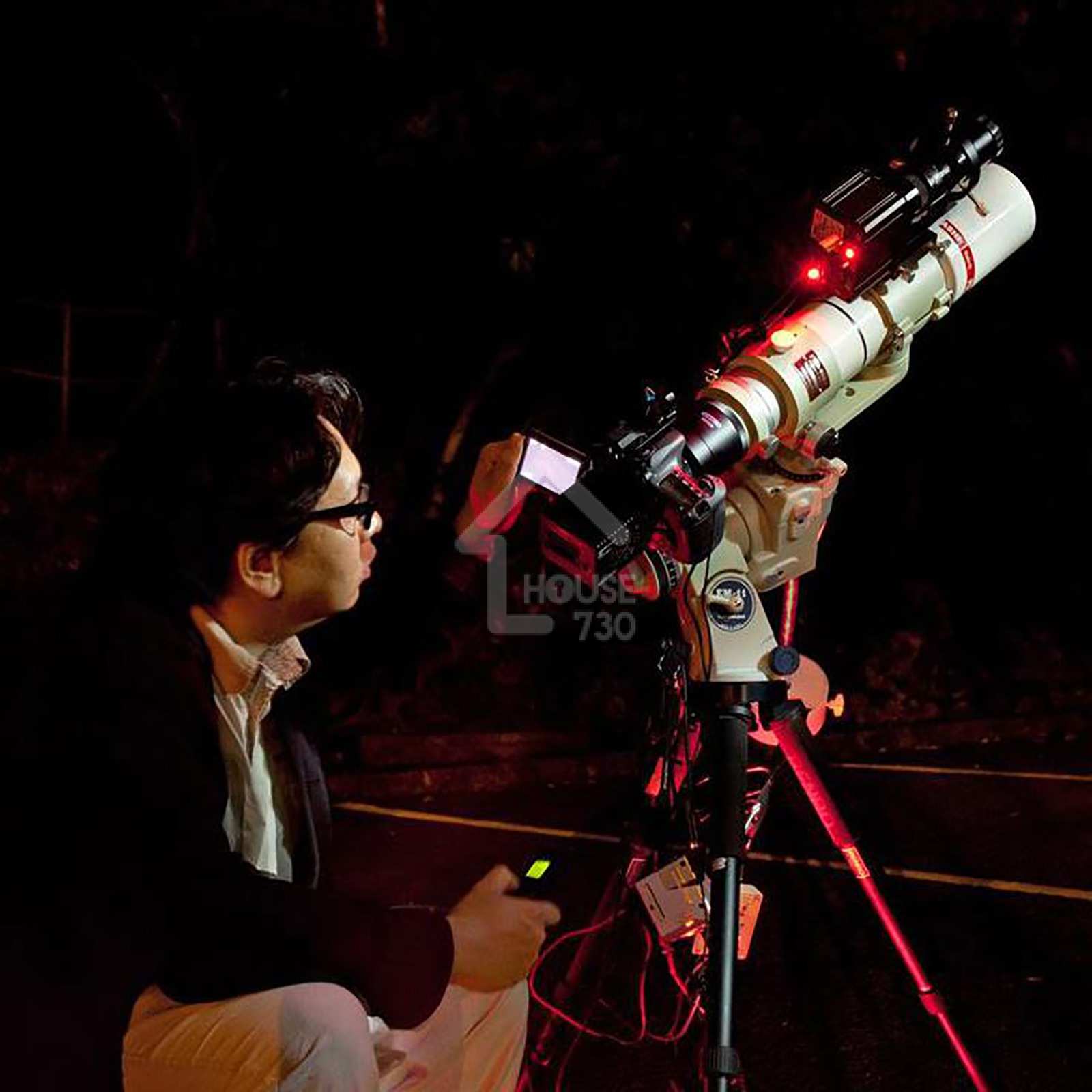 香港著名天文攝影師，不動明王Vincent Cheng