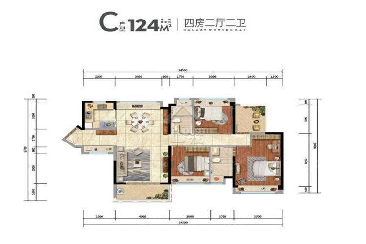 金裕星河梧桐灣 - House730