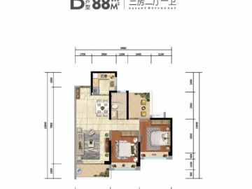 金裕星河梧桐灣 B戶型 - House730