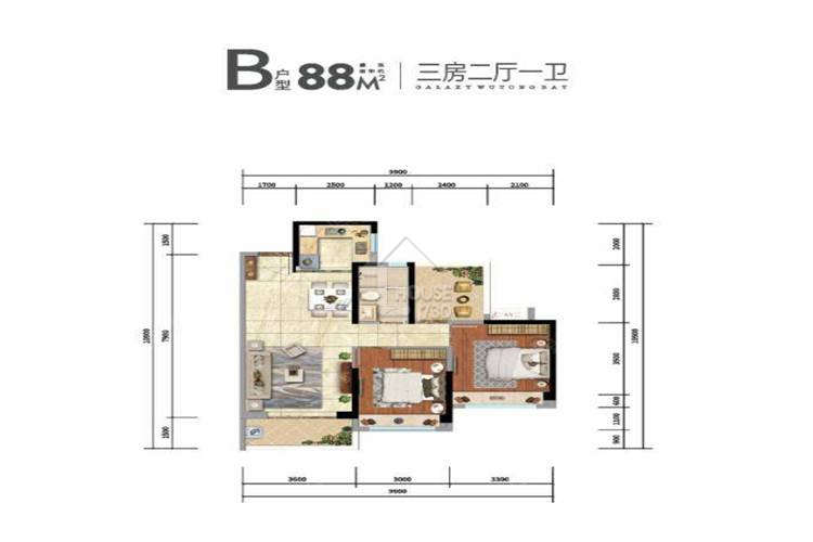 金裕星河梧桐灣 - House730