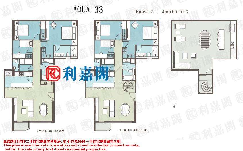 Pok Fu Lam AQUA 33 Upper Floor Floor Plan House730-6865014