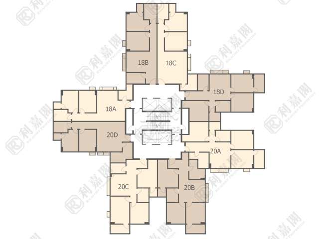 Mei Foo MEI FOO SUN CHUEN Middle Floor Floor Plan House730-6864520